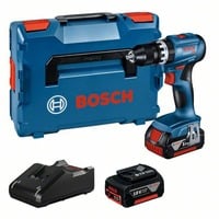 Bosch BOSCH GSB 18V-45 2x 3,0Ah          LBOXX klopboorschroevendraaier Blauw/zwart