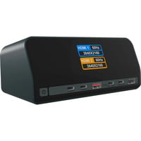 ICY BOX IB-DK2300-CH dockingstation Zwart