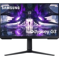 SAMSUNG Odyssey G30A LS24AG300N 24" gaming monitor Zwart, HDMI, DisplayPort, 144 Hz