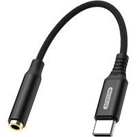 Sitecom USB-C naar Jack adapter Zwart