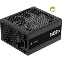 Corsair RM850x (2025), 850 Watt voeding  Zwart, 1x 12VHPWR, 3x PCIe, kabelmanagement