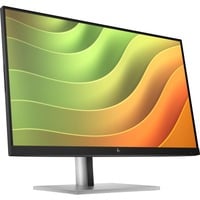 HP E24u G5 24" monitor Zwart/zilver, HDMI, DisplayPort, RJ-45, 3x USB-A 3.2 (5 Gbit/s), 2x USB-C 3.2 (5 Gbit/s)