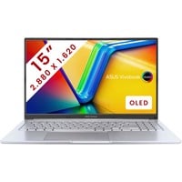ASUS Vivobook 15 OLED (M1505YA-MA342W) 15.6" laptop Zilver | Ryzen 7 7730U | Radeon Graphics | 16 GB | 1 TB SSD