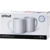 Cricut Mok - 350 ml Wit, 2 stuks