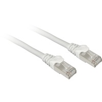 Sharkoon Netwerkabel SFTP, RJ-45 met Cat.7a Wit, 1 meter, Ruwe kabel