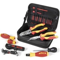 Wiha Tool Set Wallbox Installation gereedschapsset Rood/geel, 23 delig, incl. functionele tas