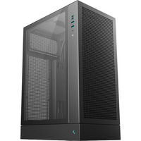 DeepCool CH170 PLUS midi tower behuizing Zwart | 2x USB-A | 1x USB-C | Tempered Glass