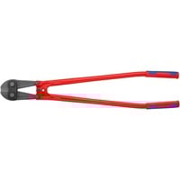 KNIPEX Boutensnijder 71 72 910 kniptang Rood/blauw, MIddensnijder, Geschroefd scharnier