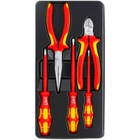 KNIPEX VDE-gereedschapset 00 20 13 gereedschapsset Rood/geel, 5 delig