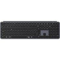 Keychron B6 Pro-K1Z Ultra-Slim toetsenbord Grijs, BE lay-out (AZERTY), Scissor switches, 100%, Bluetooth, 2.4GHz