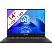 MSI Prestige 14 AI Evo (C1MG-047BE) 14" laptop Grijs | Core Ultra 5 125H | Arc Graphics | 16 GB | 1 TB SSD