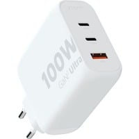 Xtorm 100W GaN² Ultra oplader Wit, 2x USB-C, 1x USB-A