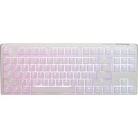 Ducky One 3 RGB TKL White, gaming toetsenbord Wit/zilver, BE Lay-out, Cherry MX RGB Brown, RGB leds, TKL, ABS