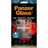 PanzerGlass ClearCaseColor iPhone 12/Pro telefoonhoesje Transparant/rood