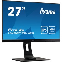 iiyama ProLite XUB2792HSC-B1 27" monitor Zwart, HDMI, DisplayPort, USB-C, Audio 