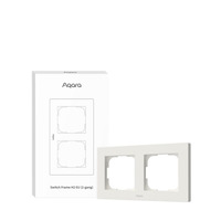 Aqara Switch Frame H2 EU 2-gang frontje Wit