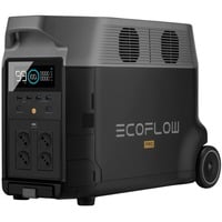 EcoFlow DELTA Pro EU powerstation Zwart, 3.600 Wh, X-boost 7.200W, LFP-accu