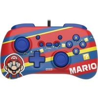 HORI Horipad Mini - Mario gamepad Blauw/rood, Nintendo Switch