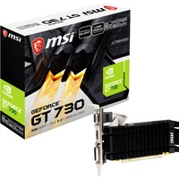 MSI GeForce GT 730 2GB grafische kaart HDMI, VGA, DVI-D