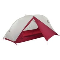 MSR FreeLite 1 Ultralight Backpacking Tent Lichtgrijs/rood