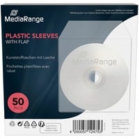 MediaRange CD/DVD Plastic Sleeves 50 Stuks, Bulk