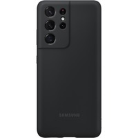 SAMSUNG Silicone Cover - Galaxy S21 Ultra 5G telefoonhoesje Zwart