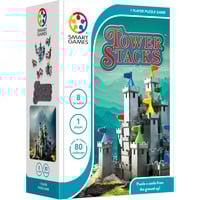 SmartGames Tower Stacks Denkspel Nederlands, 1 speler, Vanaf 8 jaar, 80 opdrachten