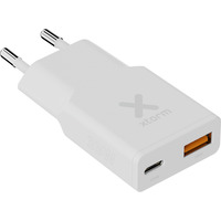 Xtorm 33W Go2 SlimLine oplader Wit, 1x USB-C, 1x USB-A