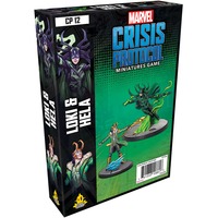 Asmodee Marvel Crisis Protocol: Loki and Hela Bordspel Engels, uitbreiding, 2 spelers, 90-120 minuten, vanaf 14 jaar
