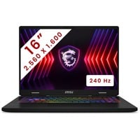 MSI Crosshair 16 HX AI (D2XWGKG-007BE) 16" gaming laptop Grijs | Core Ultra 7 255HX | RTX 5070 | 16 GB | 1 TB SSD | 240 Hz