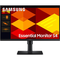 SAMSUNG S24D402GAU Essential S4 S40GD 24" monitor Zwart, 100 Hz | HDMI | DisplayPort | USB