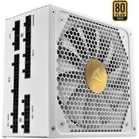 Sharkoon Rebel P30 Gold White 1000W voeding  Wit, 1x 12VHPWR, 4x PCIe, Kabelmanagement