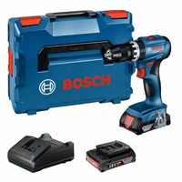 Bosch BOSCH GSB 18V-45 2x 2,0Ah          LBOXX klopboorschroevendraaier Blauw/zwart