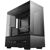 DeepCool CH690 DIGITAL midi tower behuizing Zwart | 2x USB-A | 1x USB-C | Tempered Glass