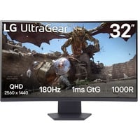 LG UltraGear 32GS60QC-B 31.5" Curved gaming monitor Zwart, 2x HDMI, 1x DisplayPort