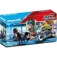 PLAYMOBIL City Action - Politiemotor: achtervolging van de geldrover Constructiespeelgoed