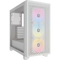 Corsair 3000D RGB AIRFLOW midi tower behuizing Wit | 2x USB-A | RGB | Tempered Glass