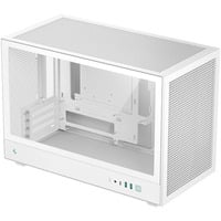 DeepCool CH260 mini tower behuizing Wit | 2x USB-A | 1x USB-C | Tempered Glass