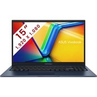 ASUS Vivobook 15 (X1504ZA-NJ197W) 15.6" laptop Donkerblauw | Core i5-1235U | Iris Xe Graphics | 16 GB | 512 GB SSD