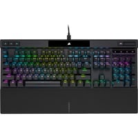Corsair K70 PRO Black, gaming toetsenbord Zwart, US lay-out, Corsair OPX, RGB leds, PBT double-shot