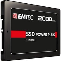 Emtec X150 Power Plus, 2 TB SSD Zwart, ECSSD2TX150, SATA/600, 3D NAND