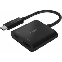 Belkin USB-C/ HDMI en oplaadadapter Zwart, 0,13 meter