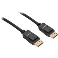 Sharkoon DisplayPort 1.4 kabel Zwart, 1 meter, 8K