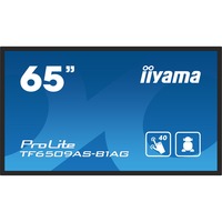 iiyama ProLite TF6539AS-B1AG 64.5" 4K Ultra HD Public Display Zwart, 2x HDMI, DisplayPort, 2x USB-A, USB-B, RJ-45