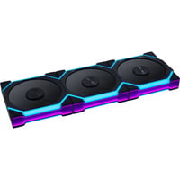 Lian Li UNI FAN SL FLEX 120 RGB case fans Zwart, 3 stuks, 120 x 124.5 x 28 mm, PWM