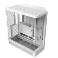 NZXT H6 midi tower behuizing Wit | 2x USB-A | 1x USB-C | Tempered Glass
