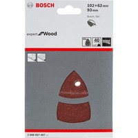 Bosch Schuurpapier EfWP,102x62mm,K40 Bosc 