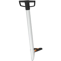 Fiskars Xact staande planter bollenplanter Zwart/oranje, Duurzaam lichtgewicht aluminium steel