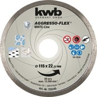 KWB Aggresso-Flex White-Line Diamant Doorslijpschijf 115mm 