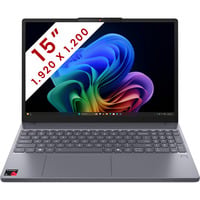 Lenovo IdeaPad Slim 3 15Q8X10 (83N3007PMB) 15.3"  Copilot+ laptop Grijs | Snapdragon X X1-26-100 | Qualcomm Adreno GPU | 16 GB | 1 TB SSD